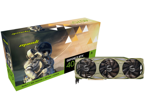 Manli GeForce RTX™ 4070 Ti 12GB 星云 三风扇
